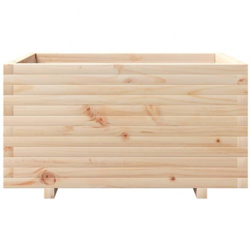 Plantekasse i massivt fyrretræ 90 x 60 x 49,5 cm