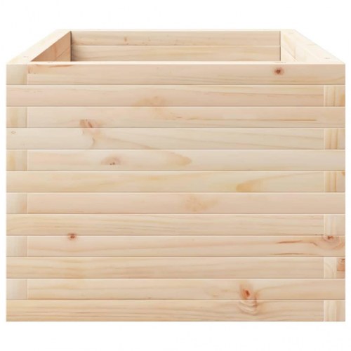 Plantekasse i massivt fyrretræ 90 x 60 x 49,5 cm