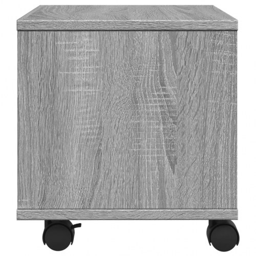 Printerstativ med hjul - grå sonoma-eg 41 x 32 x 34,5 cm