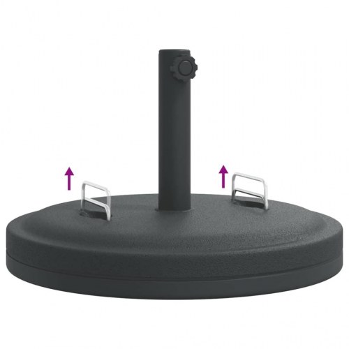 Parasolfod med håndtag til Ø38/48 mm stænger 25 kg rund