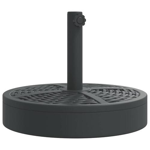 Parasolfod til Ø38/48 mm stænger 25 kg rund