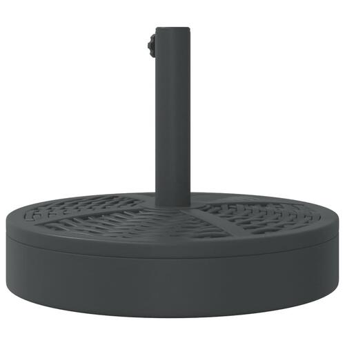 Parasolfod til Ø38/48 mm stænger 25 kg rund