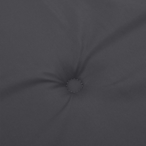 Stolehynder med høj ryg 6 stk. 120 x 50 x 4 cm - meleret antracit