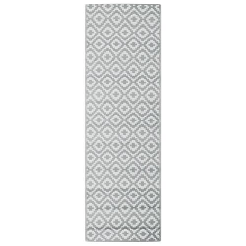 Udendørstæppe ARAKIL 80x250 cm PP grå