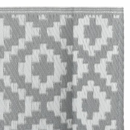 Udendørstæppe ARAKIL 80x250 cm PP grå