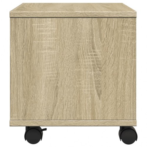 Printerstativ med hjul 41 x 32 x 34,5 cm - sonoma-eg