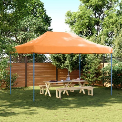 Pop up-festtelt 440 × 292 × 315 cm - foldbart partytelt, orange