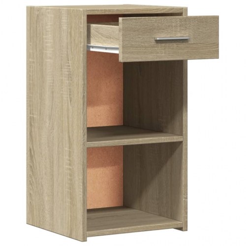 Sengeborde 2 stk. - 35 × 34 × 65 cm i konstrueret træ, sonoma-eg