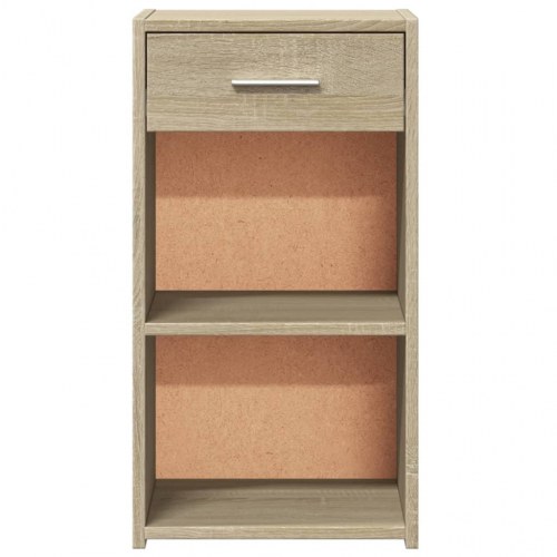 Sengeborde 2 stk. - 35 × 34 × 65 cm i konstrueret træ, sonoma-eg