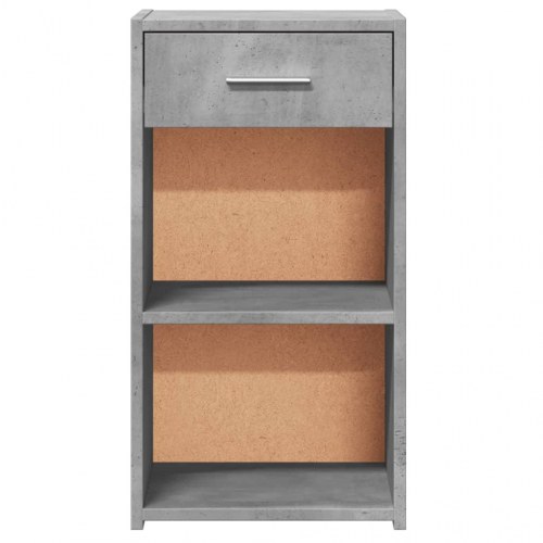 Sengeborde 2 stk. 35 x 34 x 65 cm - betongrå