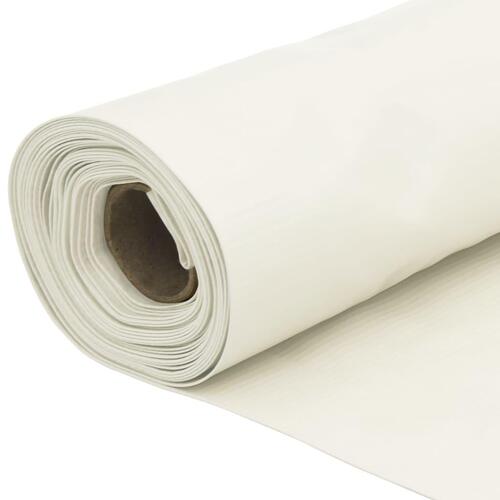 Altanafskærmning 500x75 cm PVC hvid