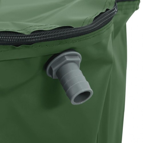 Sammenfoldelig vandtank med hane 100 l - grøn PVC