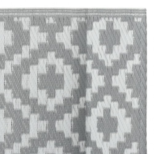 Udendørstæppe ARAKIL 160×230 cm - polypropylen, grå