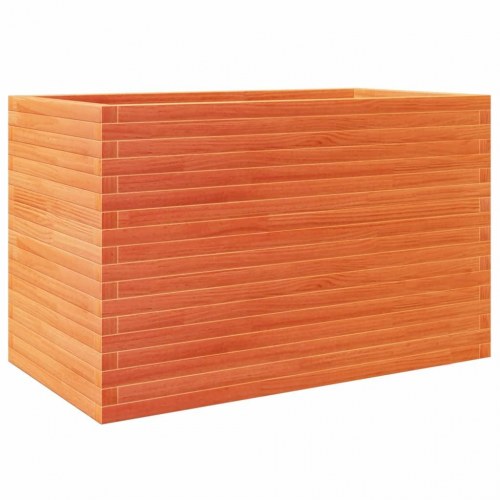 Plantekasse i massivt fyrretræ 110 x 60 x 68,5 cm - gyldenbrun