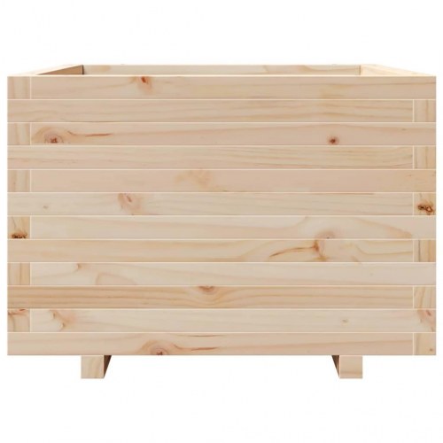 Plantekasse 70x70x49,5 cm massivt fyrretræ