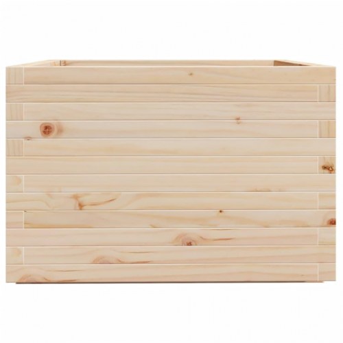 Plantekasse 70x70x49,5 cm massivt fyrretræ