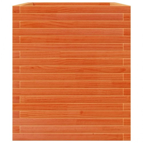 Plantekasse i massivt fyrretræ 90 x 60 x 68,5 cm - gyldenbrun