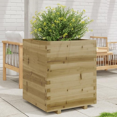Plantekasse 60x60x72,5 cm imprægneret fyrretræ