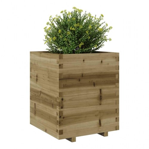 Plantekasse 60x60x72,5 cm imprægneret fyrretræ