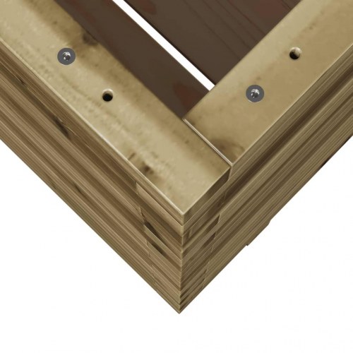Plantekasse 60x60x72,5 cm imprægneret fyrretræ
