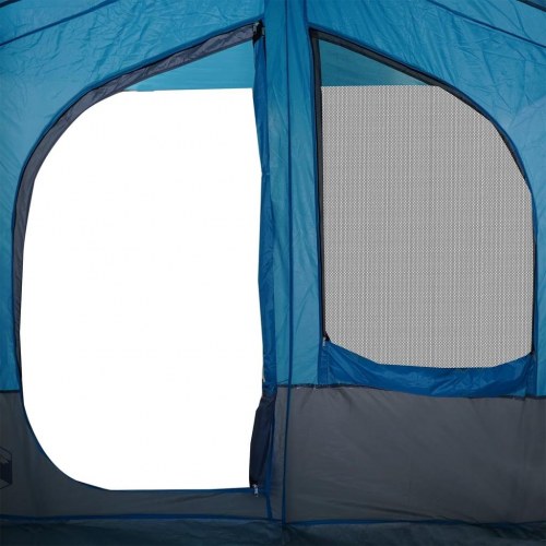 5-personers campingtelt vandafvisende blå
