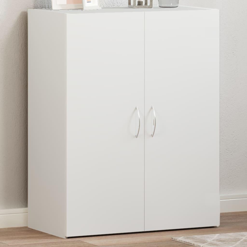 Arkivskab 60x32x77,5 cm konstrueret træ hvid
