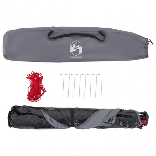 2-personers campingtelt vandafvisende quick-release grå