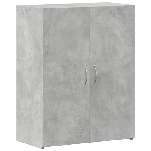 Arkivskab 60 × 32 × 77,5 cm i konstrueret træ - betongrå