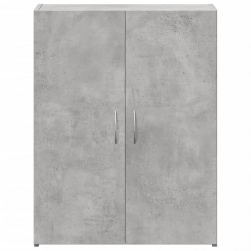 Arkivskab 60 × 32 × 77,5 cm i konstrueret træ - betongrå