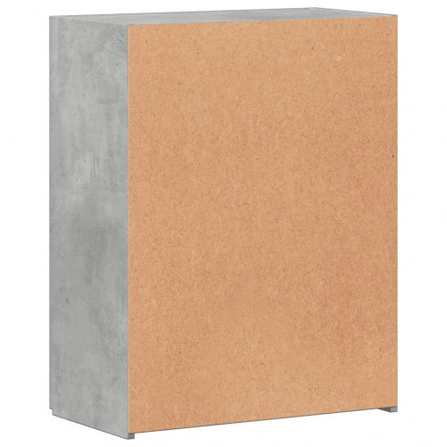 Arkivskab 60 × 32 × 77,5 cm i konstrueret træ - betongrå
