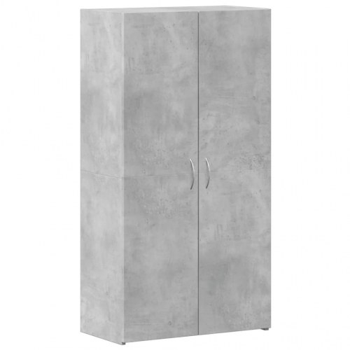 Arkivskab 60×32×115 cm i konstrueret træ - betongrå