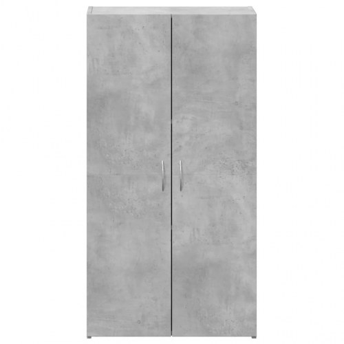Arkivskab 60×32×115 cm i konstrueret træ - betongrå
