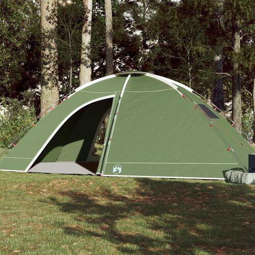 8-personers campingtelt vandafvisende grøn