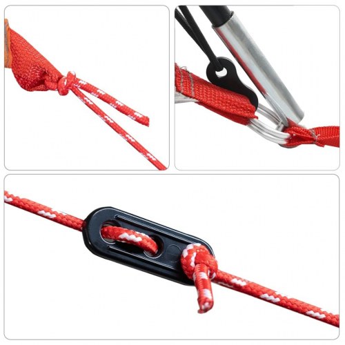 4-personers campingtelt vandafvisende kuppel grøn