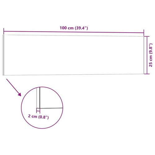 3D-vægpaneler 14 stk. 100x25 cm EPS rød og hvid