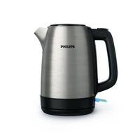 Kedel Philips HD9350/90 1,7L 2200W Inox Sort Stål Rustfrit stål polypropylen 2200 W 1,7 L
