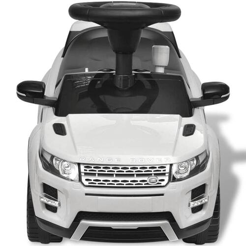 Land Rover 348 Børnebil med musik, Hvid