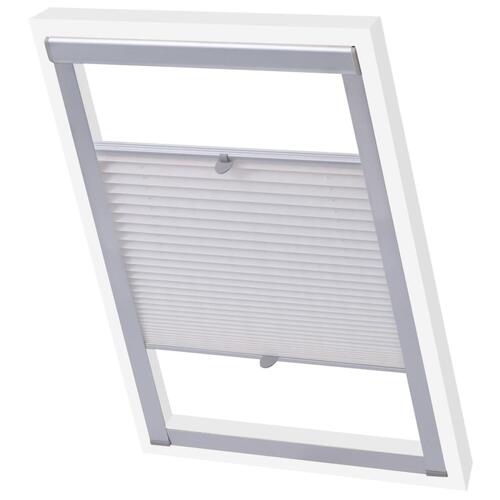 Plisségardin P06/406 hvid