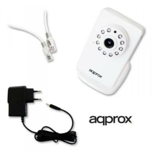 IP-kamera approx! APPIP03HDP2P HD IR P2P micro SD Wifi Hvid