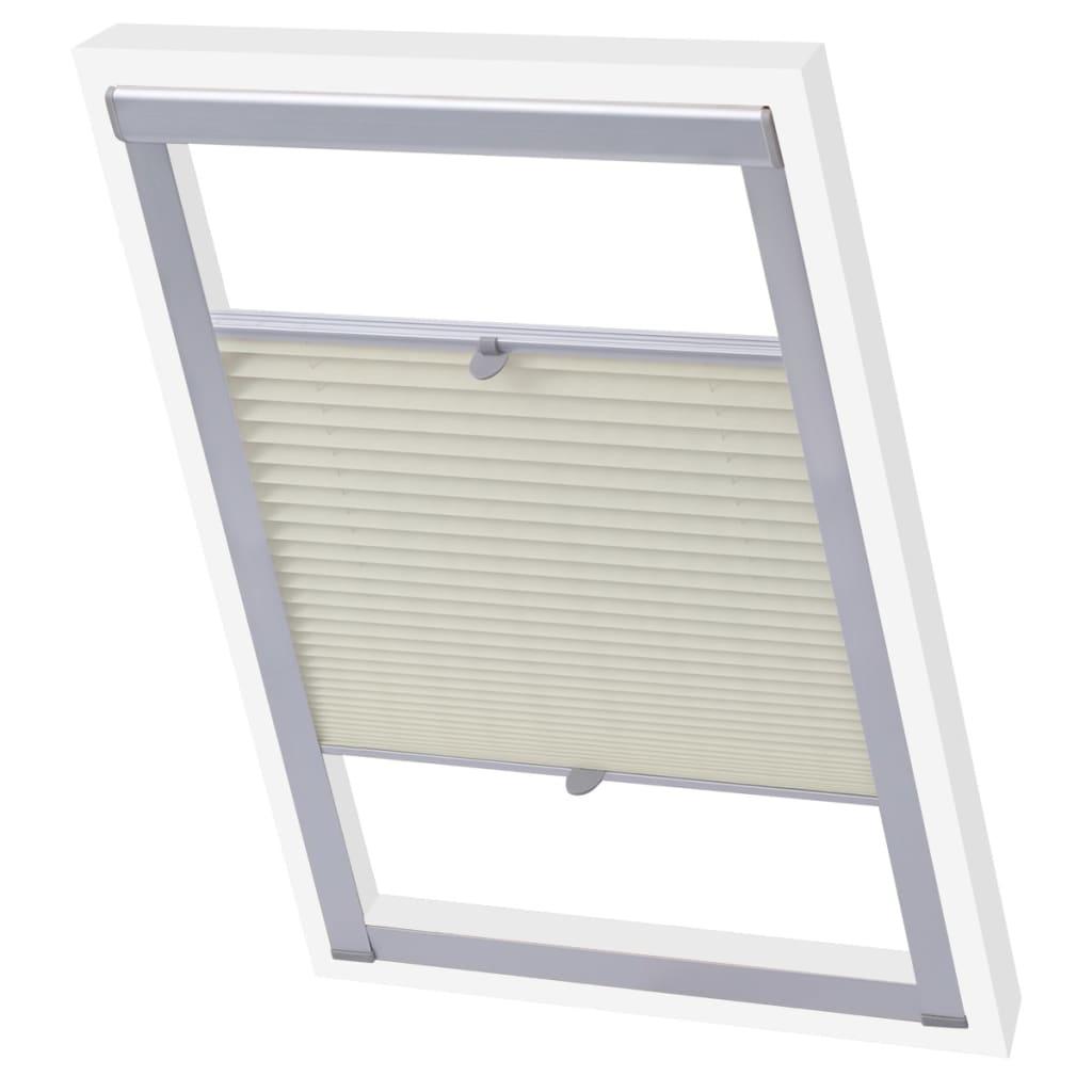 Plisségardin P08/408 cremefarvet