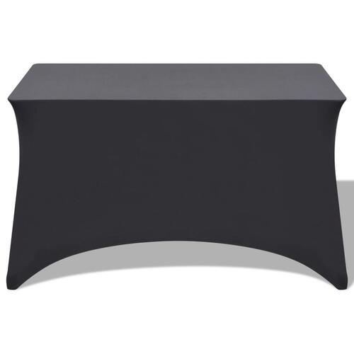 Stræk bordbetræk 2 stk. 243 x 76 x 74 cm antracitgrå