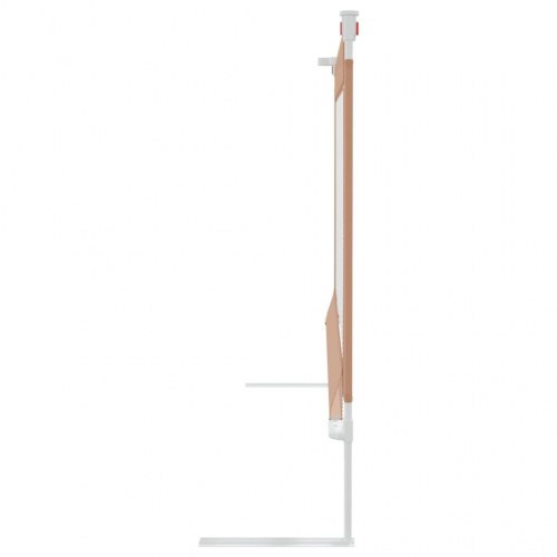 Sengehest 100x25 cm stof gråbrun