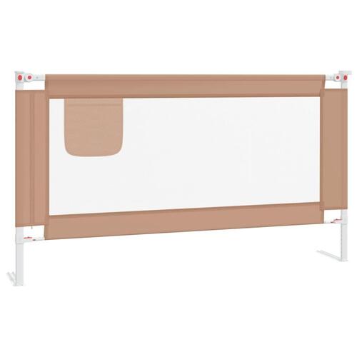 Sengehest 150x25 cm stof gråbrun