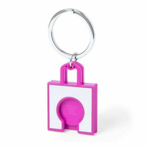 Mønt nøglering 145656 Fuchsia