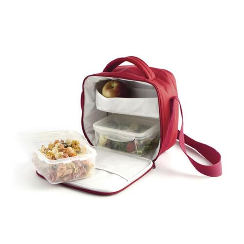 Madkasse Quid Go! Polyester (22 x 13 x 22 cm) Rødbrun