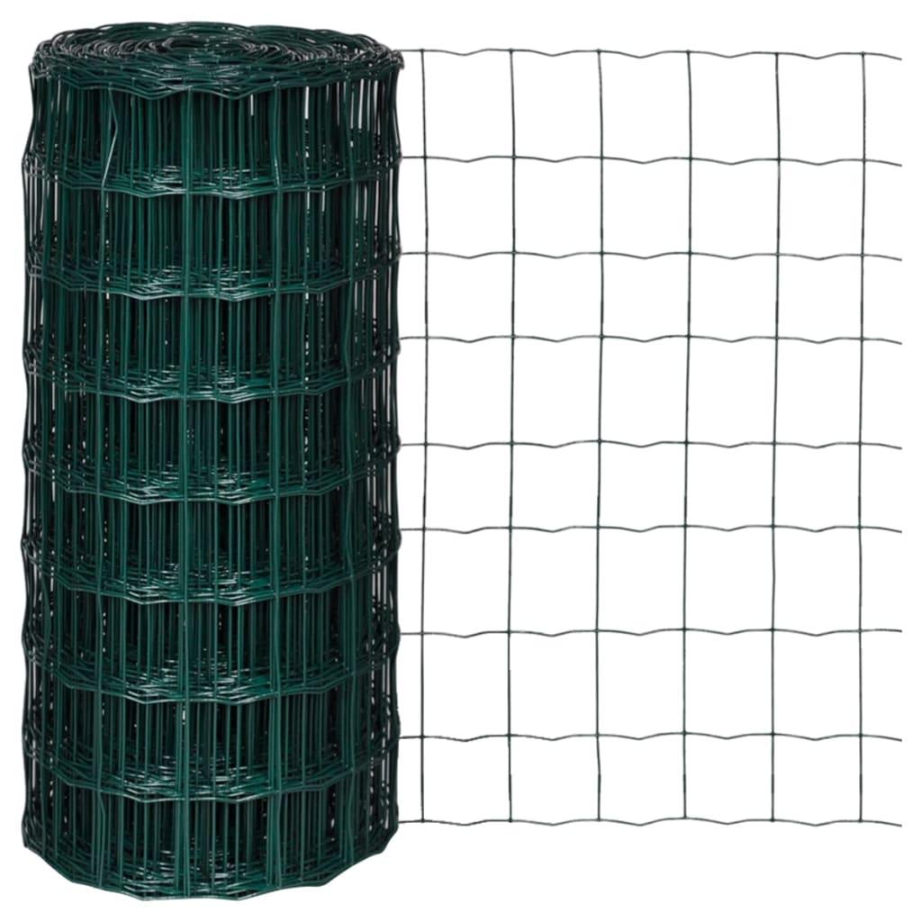 Eurohegn 10 x 0,8 m stål grøn