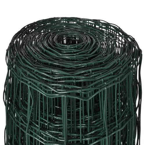 Eurohegn 10 x 1 m stål grøn