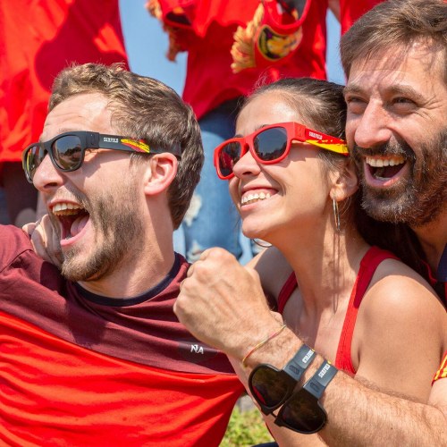 Solbriller Sunfold roll-up Spain Black - fanmerchandise