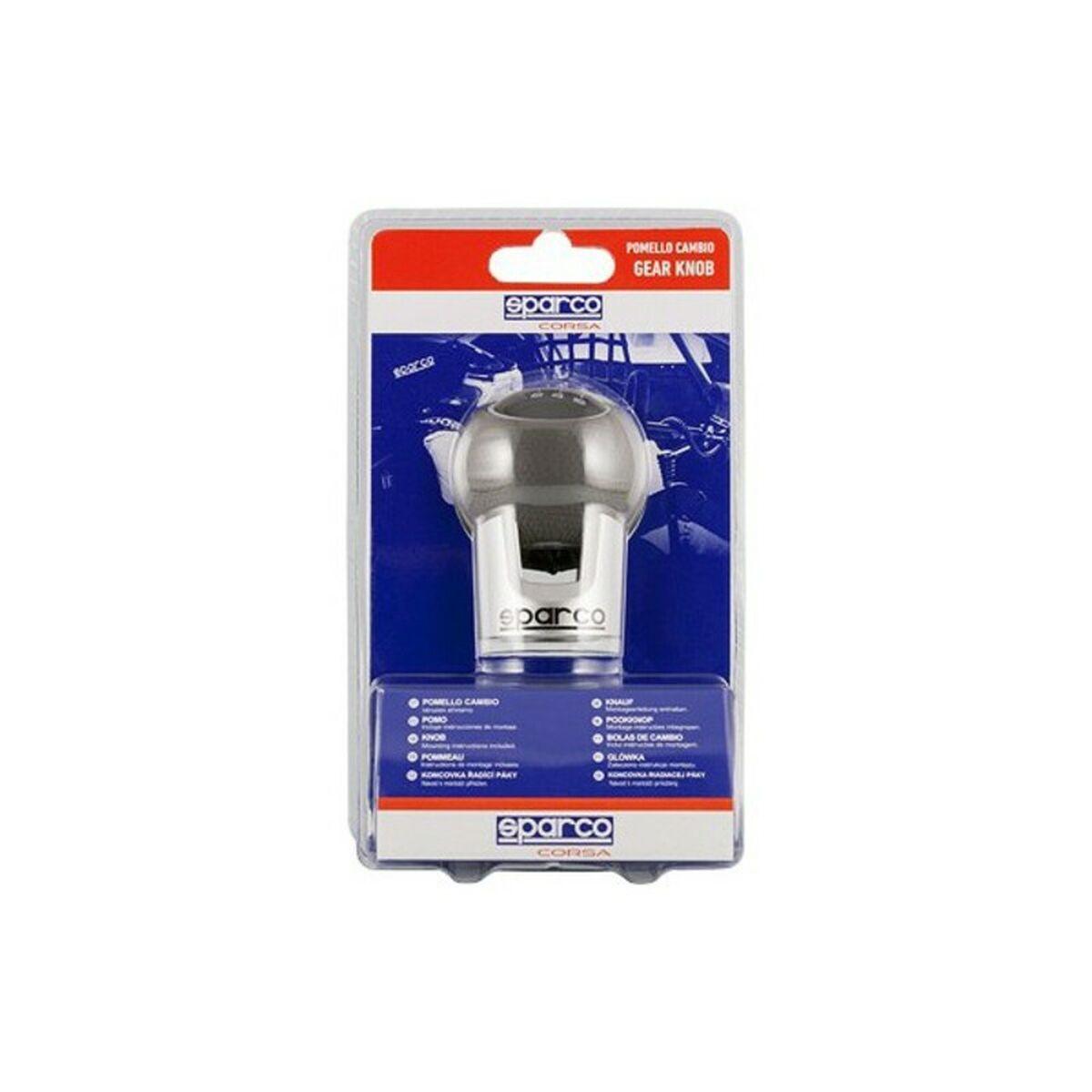 Gearstangsknop Sparco Lazio - grå krom