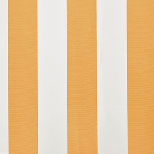 Markisedug 6x3 m solsikkegul og hvid (stel medfølger ikke)